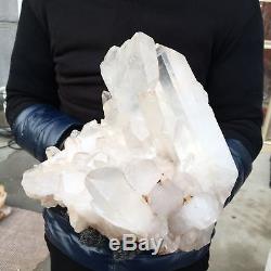 22.66LB Natural cluster Mineral specimen quartz crystal point healing AP4580