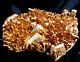 22.6lbs Large Barite Crystals On Orange Quartz Cluster Mineral Display Specimen