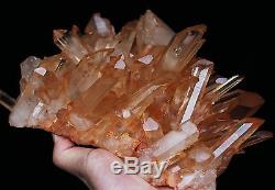2210g New Find Clear Natural Pink QUARTZ Crystal Cluster Original Specimen