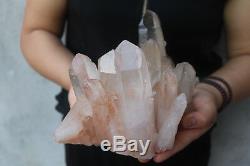 2260g Natural Beautiful Clear Quartz Crystal Cluster Tibetan Specimen #834