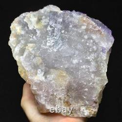 2295g Natural Unique Multilayer Cubic Purple Fluorite Crystal Cluster Specimen