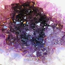 23.18LB Natural Amethyst geode quartz cluster crystal specimen Healing T54