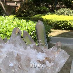 2300g Natural Clear Quartz Crystal Cluster Mineral Specimen Healing CH247