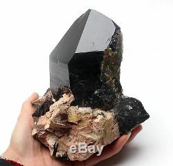2310g Rare Natural Black QUARTZ Crystal Cluster Mineral Specimen