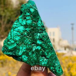 231g Natural glossy Malachite transparent cluster rough mineral sample