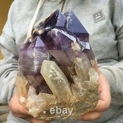 2330g Large Natural Amethyst Quartz Crystal Cluster Rough Healing Specimen