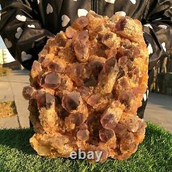 24 LB Natural 13 Amethyst Quartz Crystal Cluster Mineral Specimen Healing