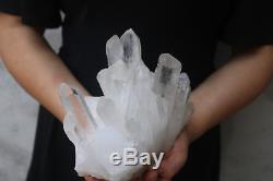 2420g(5.3lb) Natural Beautiful Clear Quartz Crystal Cluster Tibetan Specimen