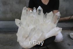 24300g(53.5lb) Natural Beautiful Clear Quartz Crystal Cluster Tibetan Specimen