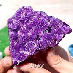 246G Rare Transparent purple Cube Fluorite Mineral Crystal Specimen/China
