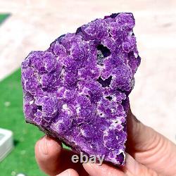 246G Rare Transparent purple Cube Fluorite Mineral Crystal Specimen/China