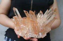 2470g(5.4lb) Natural Beautiful Clear Quartz Crystal Cluster Tibetan Specimen