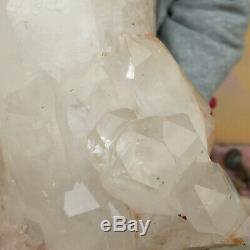 2490g Superior Large Natural White Quartz Crystal Cluster Rough Healing Specimen