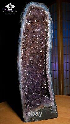 25 Amethyst Crystal Geode Cluster Cathedral 47 Pounds FREE SHIPPING