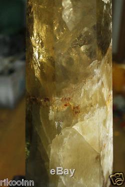 26.2Ib Large Smoky Citrine Quartz Natural Point Cluster Crystal Rough Healing