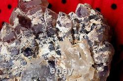26.2lb Natural Skeletal Amethyst QUARTZ Crystal Cluster Specimen Healing
