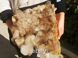 26.4 LB Beautiful Natural 14 Inch Quartz Crystal Cluster Healing