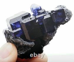 26.5g NATURAL Purple FLUORITE Grow with Crystal Cluster Mineral Specimen
