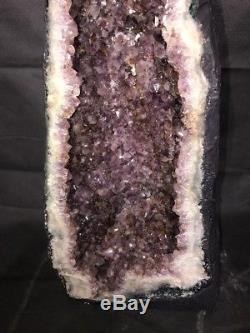 26 Amethyst Cathedral Geode Crystal Quartz Natural Cluster Specimen Brazil