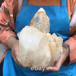 2610g Natural Clear Crystal Mineral Specimen Quartz Crystal Cluster Decorat