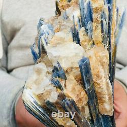 2700g Large Natural Blue Kyanite Crystal Rough Gemstone Mineral Healing Specimen