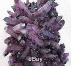 2764g purple Amethyst PHANTOM crystal quartz crystal cluster Tibetan Healing