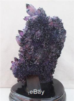 2764g purple Amethyst PHANTOM crystal quartz crystal cluster Tibetan Healing