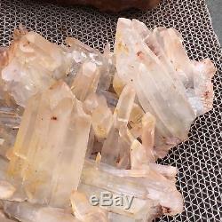 28.16LB Natural cluster Mineral specimen quartz crystal point healing AP4575