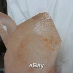 28.32LB Natural Clear White Quartz Crystal Cluster Points Original Raw Stone