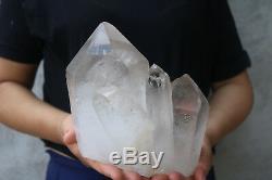 2820g(6.2lb) Natural Beautiful Clear Quartz Crystal Cluster Tibetan Specimen