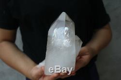 2820g(6.2lb) Natural Beautiful Clear Quartz Crystal Cluster Tibetan Specimen