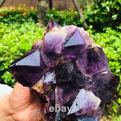 2850G Natural Amethyst geode quartz cluster crystal specimen Healing DH457