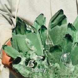 2890g Large Sparkling Green Quartz Crystal Cluster Mineral Healing Specimen
