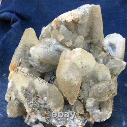 29.9LB Natural Calcite Cluster Quartz Crystal Mineral specimen YZ1155-ea-1