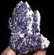 290g Cubic Purple Fluorite On Quartz Cluster Mineral Specimen China Cm640518