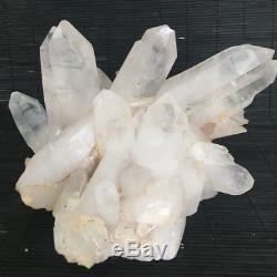 2910g Large Nature Clear Crystal Quartz Cluster Point Specimen Reiki Healing 14
