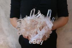 2940g Natural Beautiful Clear Quartz Crystal Cluster Tibetan Specimen