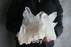 2950g Natural Beautiful Clear Quartz Crystal Cluster Tibetan Specimen