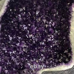 2970LB Natural Amethyst Geode Quartz Cluster Crystal Specimen reiki healing