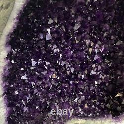 2970LB Natural Amethyst Geode Quartz Cluster Crystal Specimen reiki healing