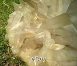 29LB Huge Rock Quartz Crystal Cluster Specimen-BZ156