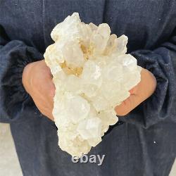 3.03LB Natural White Crystal cluster quartz mineral specimen cure healing YK1486