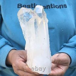 3.05LB Natural White Quartz Crystal Cluster Rough Specimen Healing Stone
