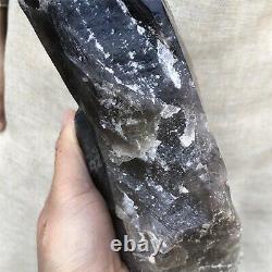 3.10LB Smokey crystal cluster quartz crystal point mineral specimen gem XC771