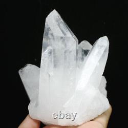 3.16lb Natural Beautiful white Quartz Crystal Cluster POINT Mineral Specimen