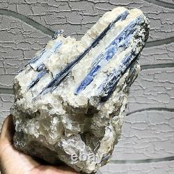 3.1LB Natural Cyanite Kyanite Quartz Crystal Cluster Raw Rough Mineral Specimens