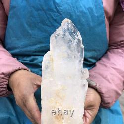 3.23LB Natural Transparent White Quartz Crystal Cluster Specimen Healing 1245