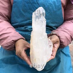 3.23LB Natural Transparent White Quartz Crystal Cluster Specimen Healing 2464
