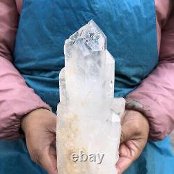 3.23LB Natural Transparent White Quartz Crystal Cluster Specimen Healing 2464