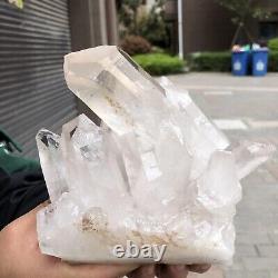 3.25LB Large Natural White Quartz Crystal Cluster Rough Specimen Healing Stone